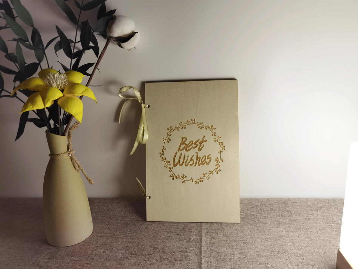 Personalized Wooden Love Card