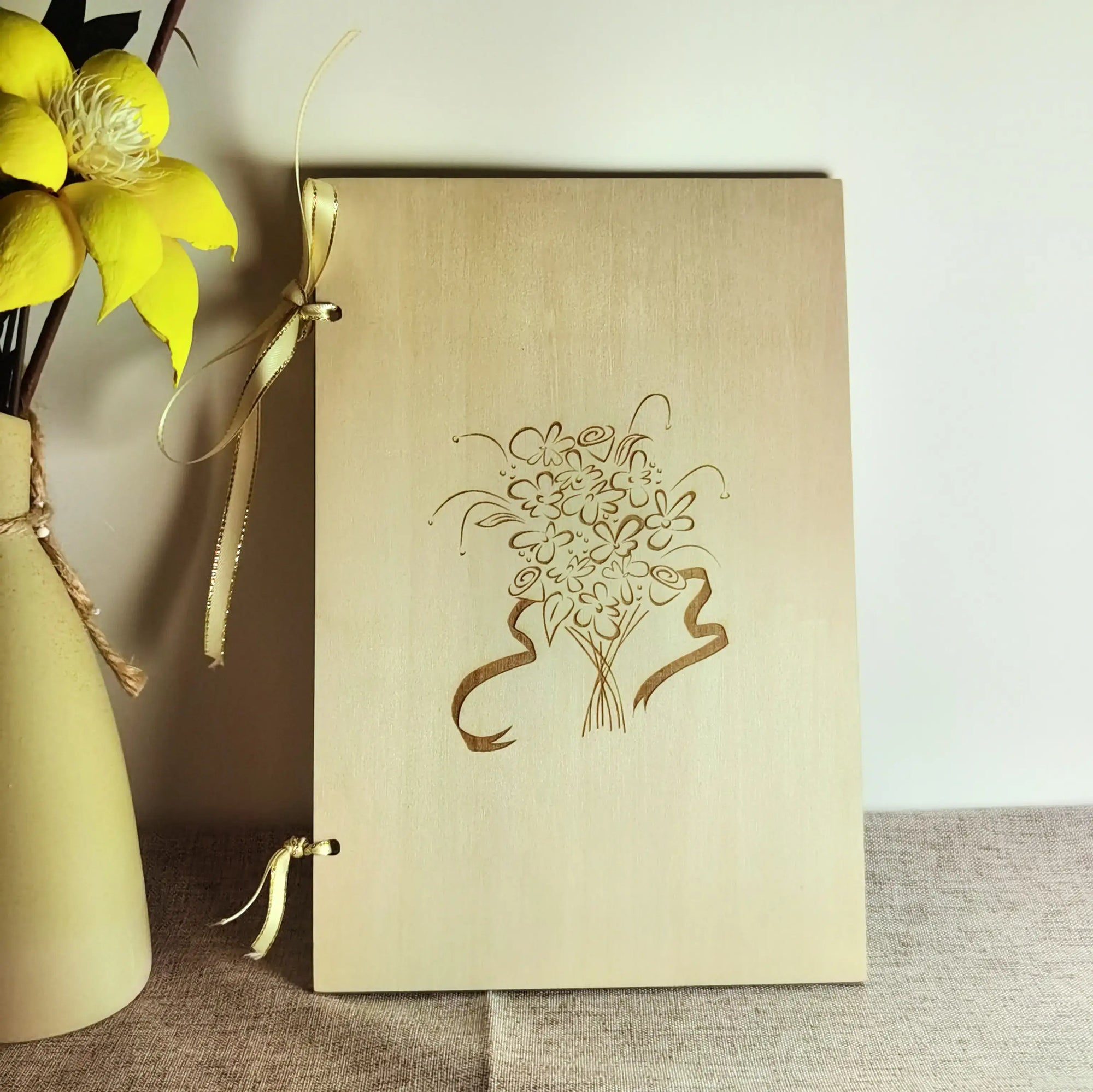 Romantic engraved love letter gift for anniversaries and weddings