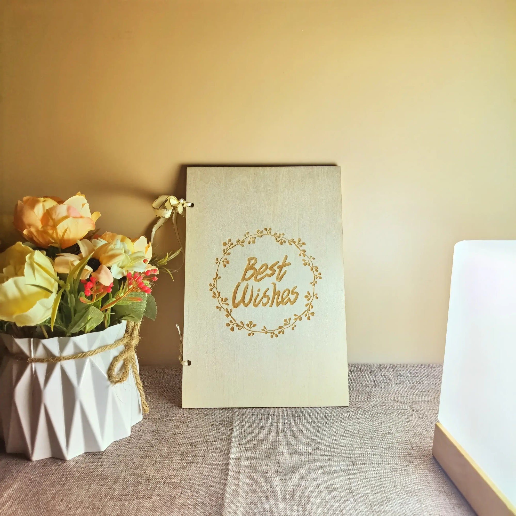 Romantic engraved love letter gift for anniversaries and weddings